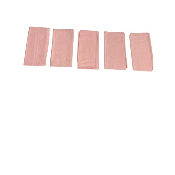 Pink Tablecloth Set With Lace Trim Includes 5 Napkins & 4 Small Napkins 47" x 65 - Picture 16 of 16